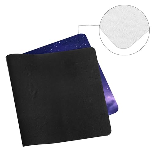 Image of Blue Galaxy Stars Extended Gaming Mouse Pad, with Stitched Edges Large Mouse Pad Desk Protector, Rubber Base Mousepad Keyboard Mouses Mat for Work Game Office Home- 32 inch X 16 inch Inch