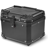 デリバリーボックスリアボックスラゲージボックス大容量166Lバイク用品バイク収納 Amazon | HI-LINE リアボックス バイク デリバリーボックス 166L FRP製