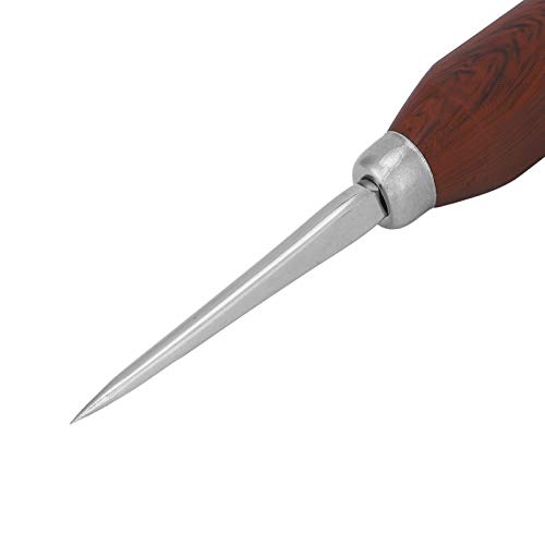 Picahielo profesional de acero inoxidable con mango de madera noble 4