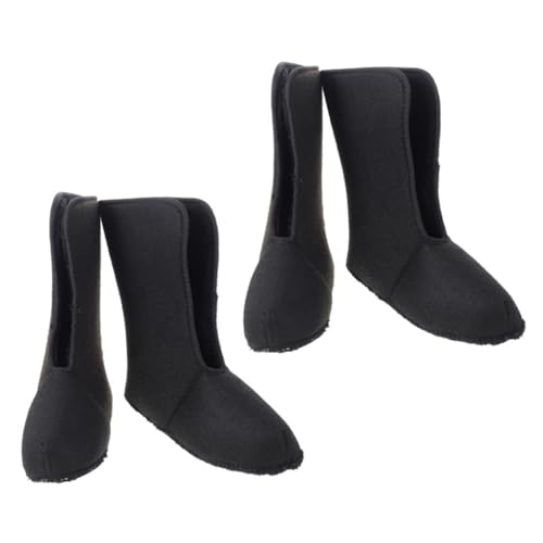 Forros térmicos suaves para botas UPKOCH de felpa negra impermeables y gruesos