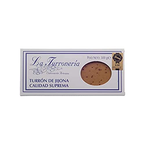 Turrón de Jijona, 300 gramos - sin gluten