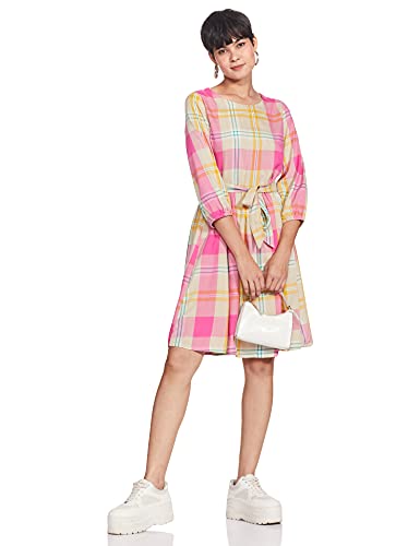 Image of Max Women's Printed Short Sleeves Midi Dress