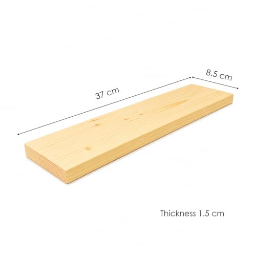Image of Wooden Planks for Funiture and DIY Projects | Pinewood Planks for Crafting and Arts pack of Two
