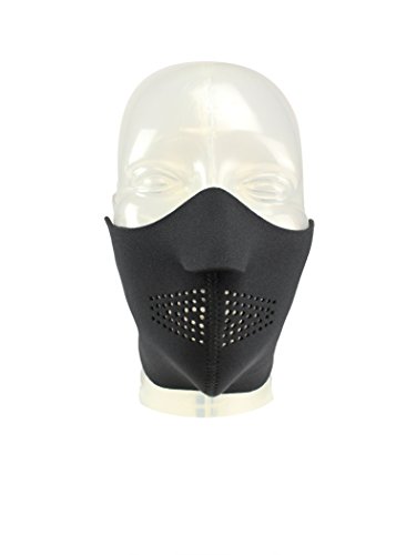 Seirus Innovation 6810 Neofleece Comfort Masque - Winter Cold Weather Face Protection, Black, Large