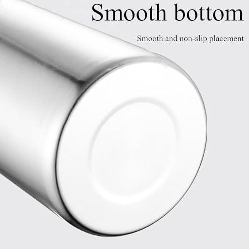 Contenedor de transporte de líquidos, acero inoxidable con tapa sellada de silicona para almacenamiento de bebidas