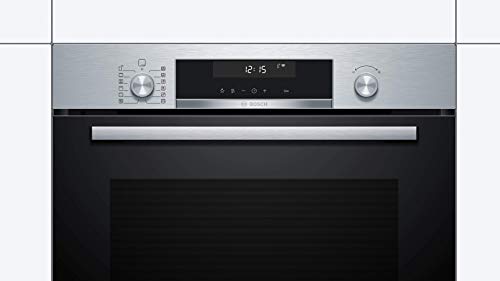 Bosch HBG5780S6 Serie 6 Smarter Einbau-Backofen, 60 x 60 cm, Pyrolyse Selbstreinigung, AutoPilot 30 30 Automatikprogramme, 3D Heißluft Backen auf 3 Ebenen, LCD-Display, Schnellaufheizung, SoftClose – Bild 4