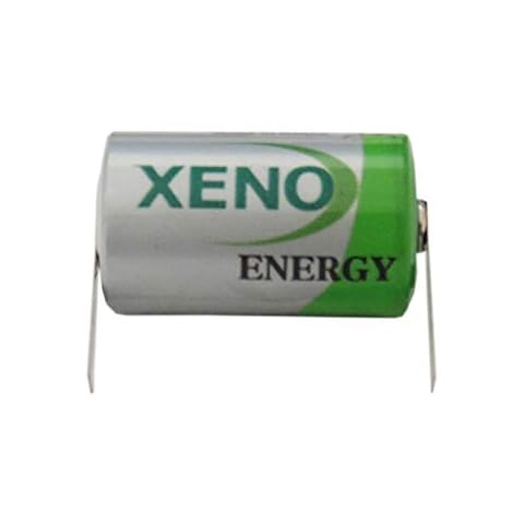 Xeno XL-050F 3.6V 1/2 AA 1.2Ah Lithium Battery with Tabs Cover