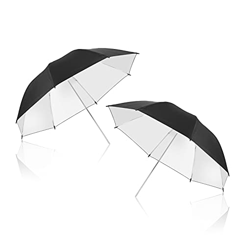 EMART 2 Pack 33inch Professional Photography Photo Video Studio Lighting Flash Translucent White Soft Umbrella