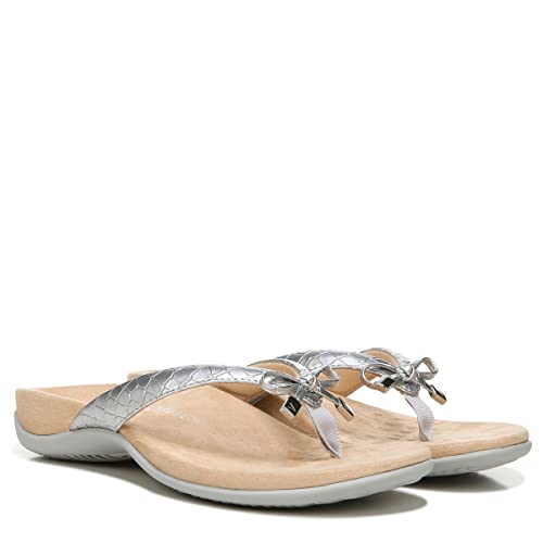 Image of Vionic Women's Rest Bella Toe Post Sandal- Supportive Ladies Orthotic Sandals that include Three Zone Comfort with Arch Support- Flip Flop for Ladies, Medium and Wide Width Size 5-12