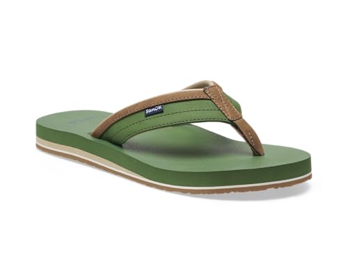 Image of Sanuk Mens Ziggy ST | Flip Flops for Men | Mens Sandals | Beach Sandals | Water Friendly & Lightweight | Comfort Footbed