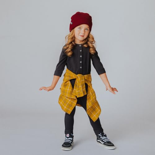 Rags Kids Romper (Unisex) - Essentials Short Sleeve or Long Sleeve Henley Romper2