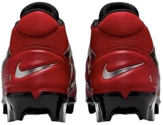 Nike Alpha Menace 4 Pro Football Cleats (FD7037-600, University Red/Metallic Silver/Team Red) Size 7.5 - Image 7