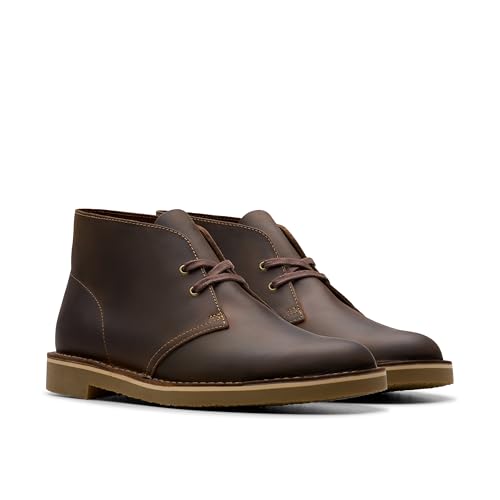 Clarks Clarks Men's Shepton Lace-Up Chukka Boot, Beeswax Leather, 11.5