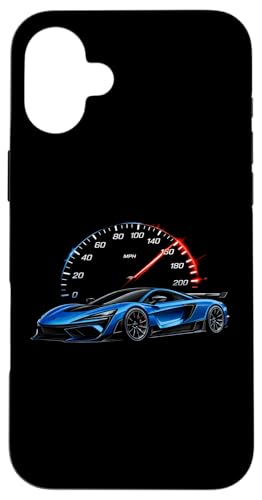 Fast Supercar �X�s�[�h���[�^�[ ���[�V���O�J�[ �^�[�{ �L�b�Y �{�[�C�Y �����Y �X�}�z�P�[�X iPhone 16 Plus �p