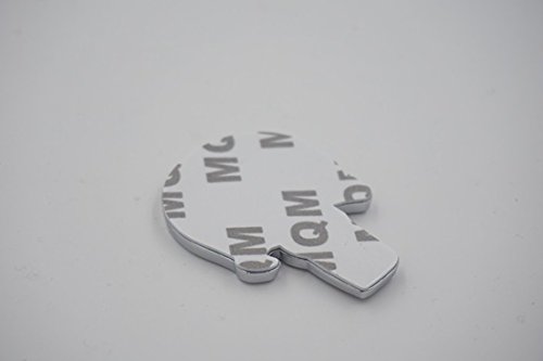 S2S® Halloween 3D Skull Car Sticker Metal Ghost for Cars & Bikes Silver Colour Eyes Red