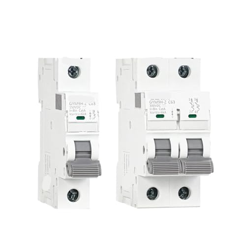 Disjoncteur solaire GYM9H-Z DC 63A pour stopper les surcharges et courts-circuits 2P