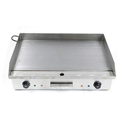 Electric Griddle Grill Machine, 73cm 4400W Commercial Electric Griddle Countertop Kitchen Hotplate Stainless Steel Top Commercial Restaurant Grill Machine - Thumbnail 3