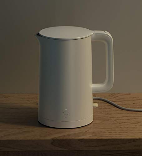 Tetera eléctrica de acero inoxidable de doble capa miniatura 4