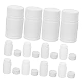 IMIKEYA 12 Stück Hdpe Pillenflaschen 20 Ml Mit Schraubverschluss Leere Wiederverwendbare Medikamentenbehälter Für Reisen Und Aufbewahrung