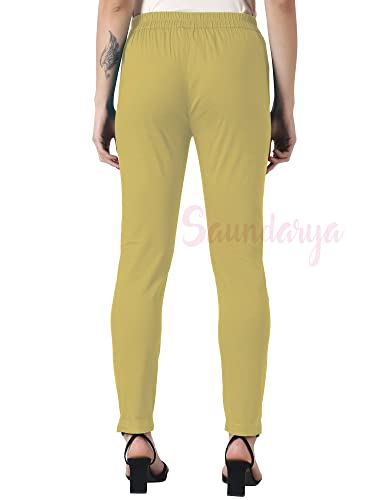 Image of Saundarya Women's Regular Fit Stretchable Cotton Trousers Pants