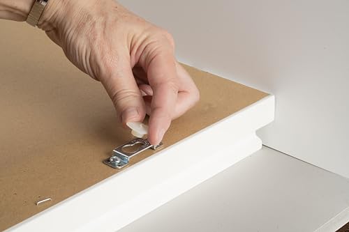 Image of Fletcher Picture Perfect No-Wire Hanging Kit | Keeps Frames Level with Flush Mount Hardware for Wall Art, Mirrors & Signs | Supports up to 100lbs. | Pack of 100 Kits