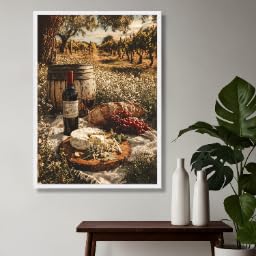 Paysage champêtre sur toile : le cadeau idéal pour épicuriens - 3