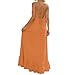 Women Maxi Dress Backless Cami Lounge Linen Spaghetti Strap Open Low Back Summer Beach Vacation Sundresses Sleeveless Beachy Sunday Italian Dresses Plus Size Nightgowns for Women Maternity Fashion