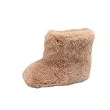 Zzalalana Toddler Girls Furry Fur Boots Mid Calf Winter...