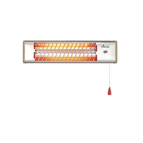Reglette infrarouge Quartz 1200W NIKLAS chauffage mural intérieur et extérieur électrique 230V 400W-1200W