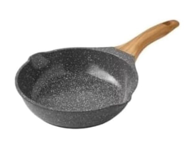 Pioneers Womans Prairie Signature Cast Aluminum 8-Inch Fry Pan Charcoal Speckle