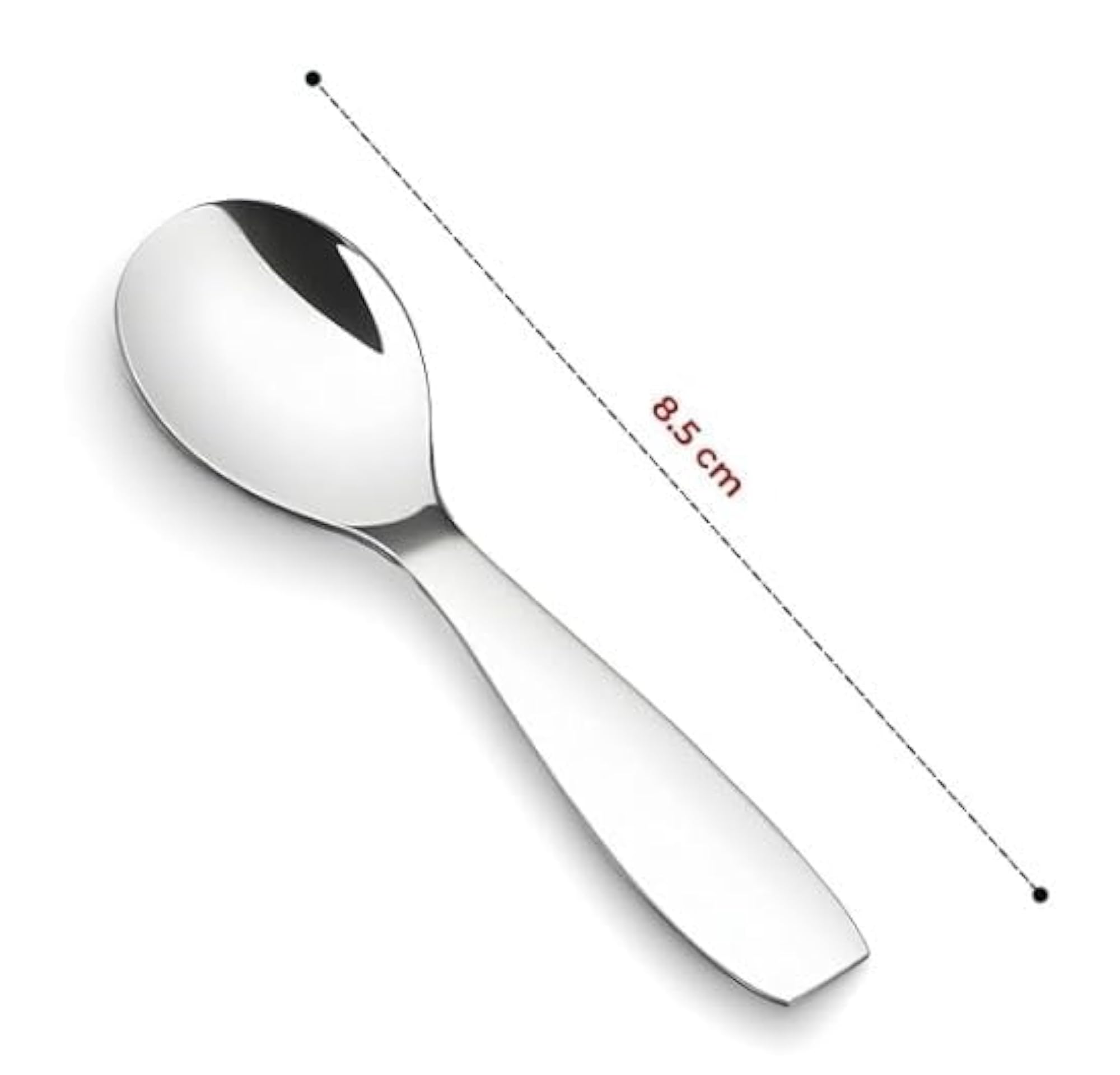 12Pc Heavy Gauge Stainless Steel Mini Spoon Set for Masala Containers