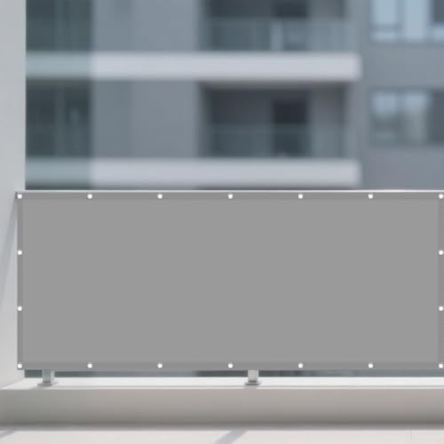 Voile d'ombrage 215x280 cm gris clair résistant avec oeillets de fixation