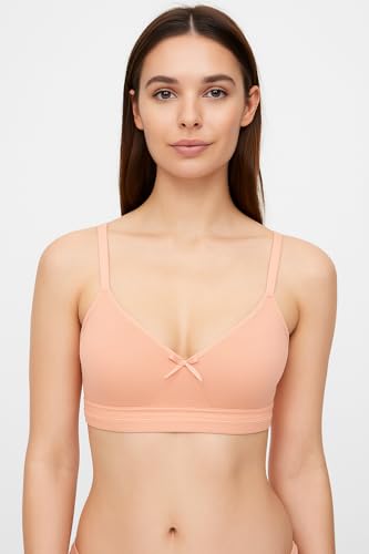 Image of Viola's Secret 6 Pack of Color Print T-Shirt Bras B Cup C Cup and D Cup