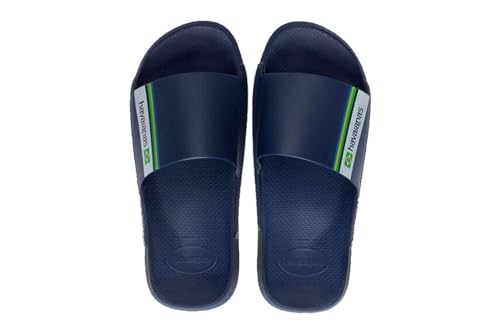 Havaianas Slide Brasil, Slide Unisex Adulto, Navy Blue, 37/38
