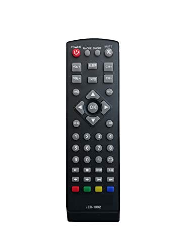 Image of LipiWorld LED-1602 Remote Control (Suitable for Intex Led Tv Remote Old Remote Exactly Same Remote Will Only Work) Compatible for INTEX Tv Remote