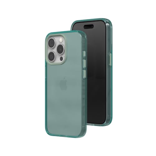 Coque de protection transparente de couleur iPhone 15 Pro Max RHINOSHIELD JellyTint Vert Fumé
