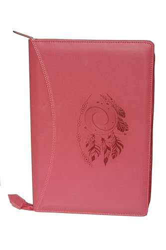 Image of Sukeshcraft Pu Multiuse 30 File Sleeve for Documents, Certificates, Fixed Deposit Receipt, Portfolio Documents Holder (Redwine, Foolscap Size)