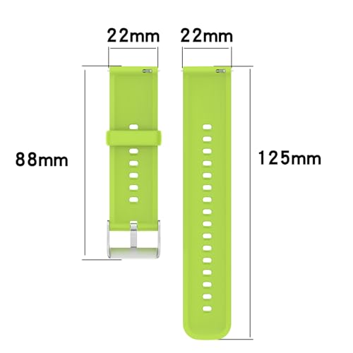 Correa de silicona compatible con CMF Watch 3 Pro negra miniatura 5