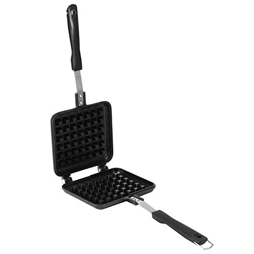 Waffeleisen, Antihaft-Waffeleisen aus Aluminiumlegierung Tragbare Frühstücksmaschine Eierkuchen Backform… – Bild 8