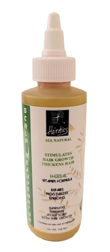 Hairobics Scalp Rejuvenator Oil for Dry Hair, Itchy Scalp, Dandruff, Repairs and Moisturizes Hair, and Slow Growth 4OZ