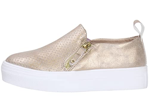 MIA Kids Little Girl's Andraya Sneakers Slip-On Shoes Rose Gold Comet Sz: 133