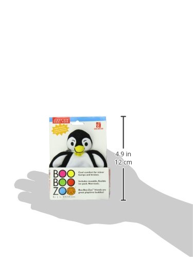 Miniatura 6 de J.L. Childress Boo Boo Zoo - Bolsa de hielo reutilizable para bebés, niños pequeños y niños, paquete de hielo para niños Boo Boos, abrazo suave para