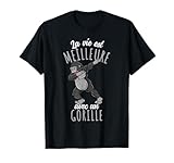 gorille argenté Dabbing La Vie Est Meilleure Avec un Gorille