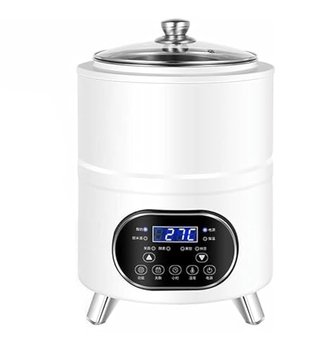 Yogurtera Inteligente De Temperatura Constante, Máquina De Fermentación Eléctrica Doméstica De 12 L, Con Control De Tiempo Y Temperatura, Para Vinagre De Frutas Y Vino De Arroz Casero(White)