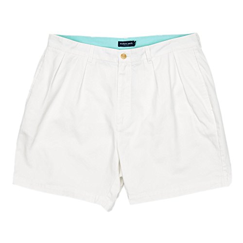 Southern Marsh Regatta Short 6 - Pleated White