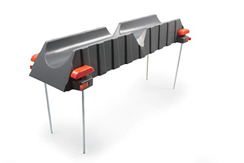 Camco Adjustable Sewer Hose Drain Support Kit -Rigid Support Cradles, 4 Point Adjustment Works Over Uneven Terrain For Increased Drainage, Adapts To A 10Ft, 15Ft Or 20Ft Sewer Hose Kit (43071) , Gray #TOP1