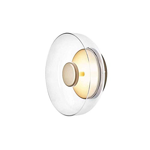 MKXF Applique Murale Applique Murale Simple en Verre Rond Post Design Nordique Moderne Creative Stairway Allée Lampe de Chevet pour Maison, Villa, Bar, Restaurants Cover