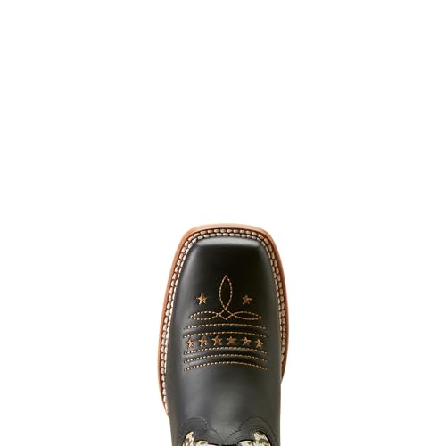 ARIAT ARIAT Women's Frontier Rodeo Quincy Western Boot, Mustang Meysa/Rich Black, 6.5