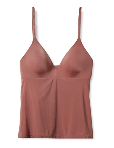 Sloggi Damen Wow Comfort 2.0 Bra Shirt BH Shirt, Cacao, M