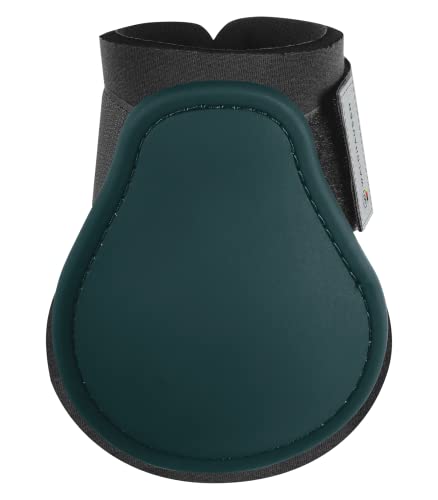 WALDHAUSEN Streichkappe Basic, Paar, Vollblut, tannengrün/schwarz